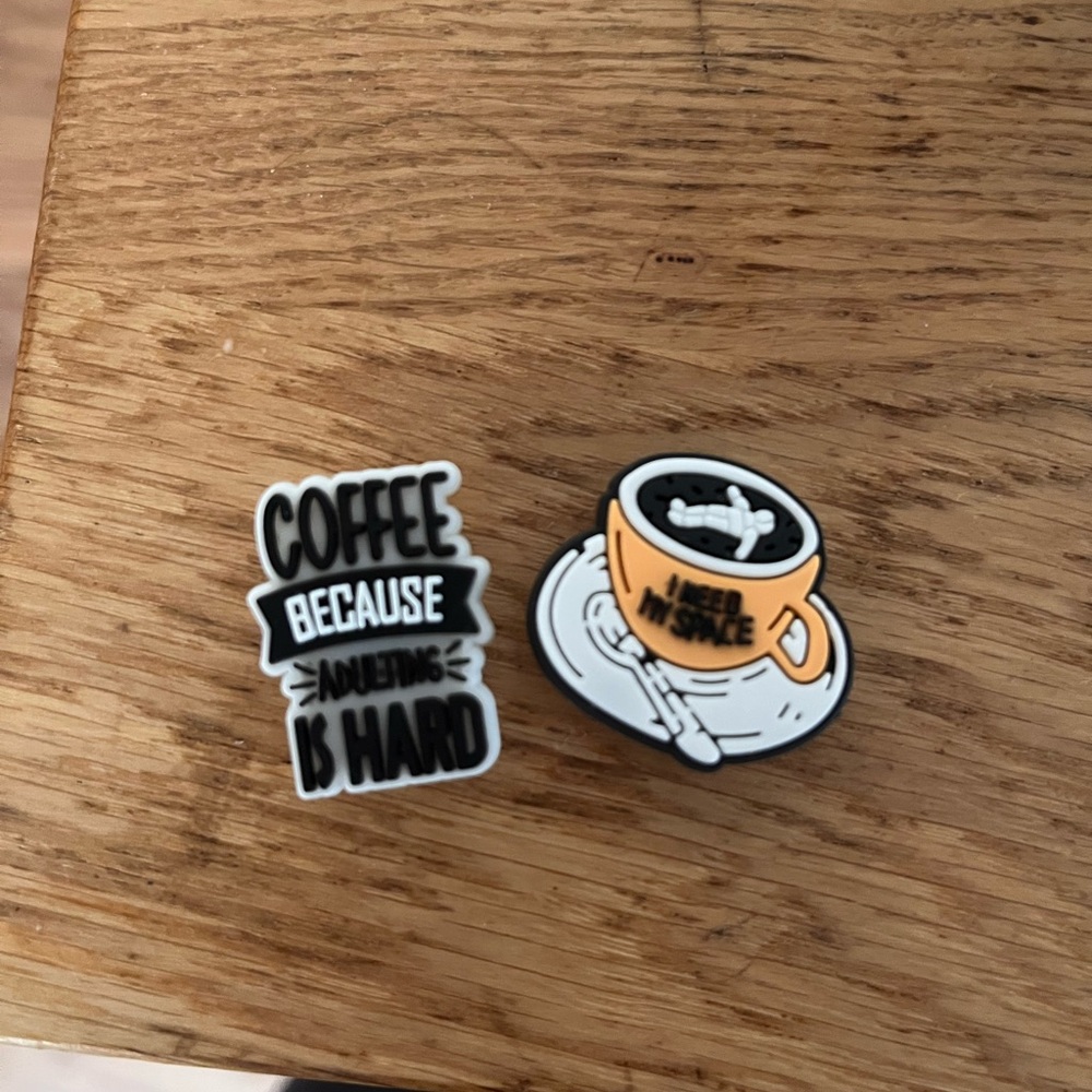 Coffee Themed Croc Jibbitz